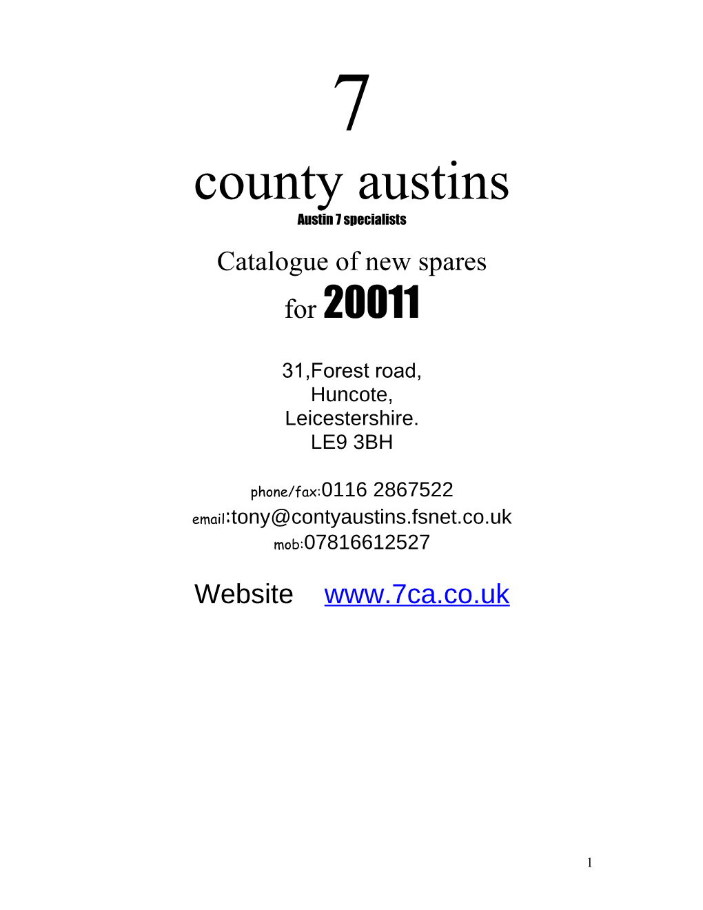 County Austins