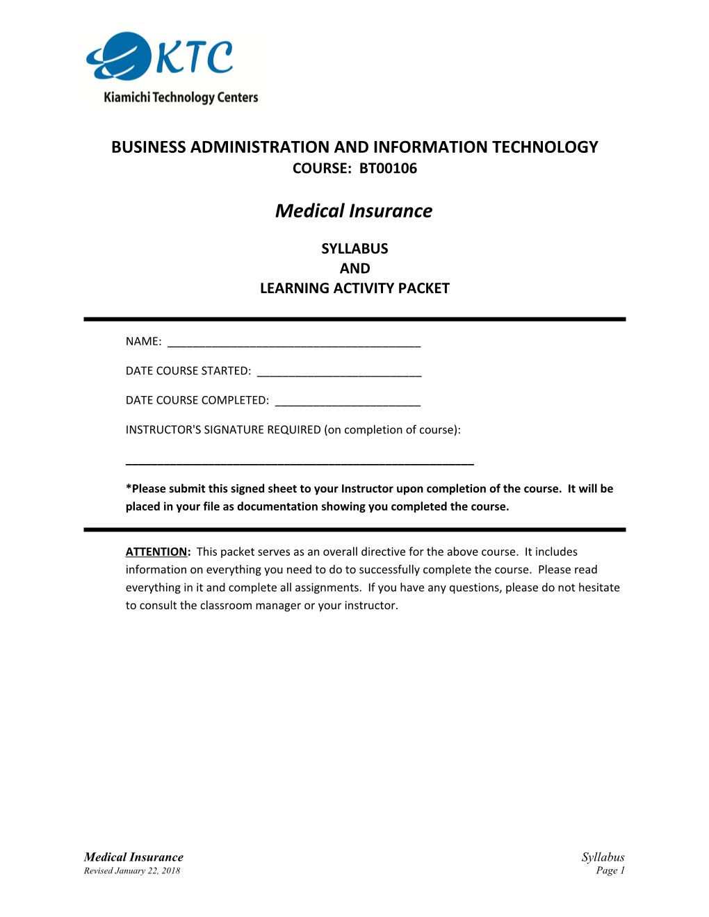 Business Administration and Information Technology