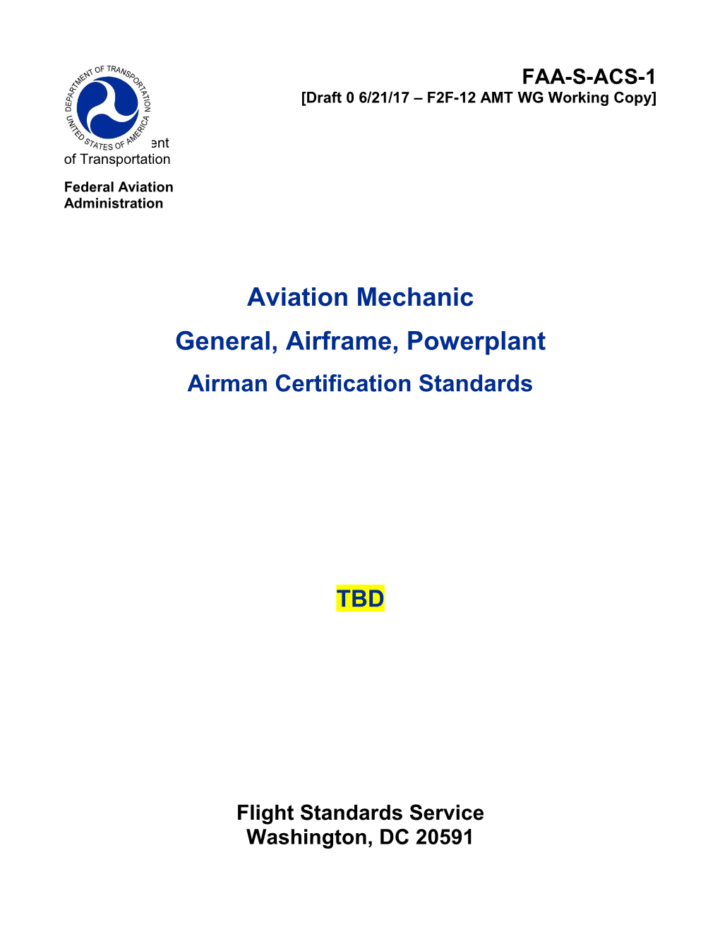 Private Pilot - Airplane Airman Certification Standards