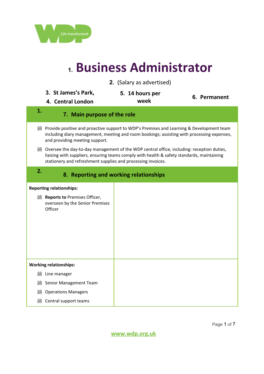 Business Administrator