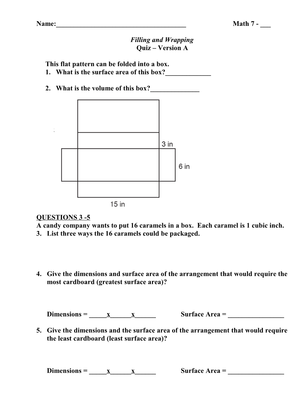 This Flat Pattern Can Be Folded Into a Box