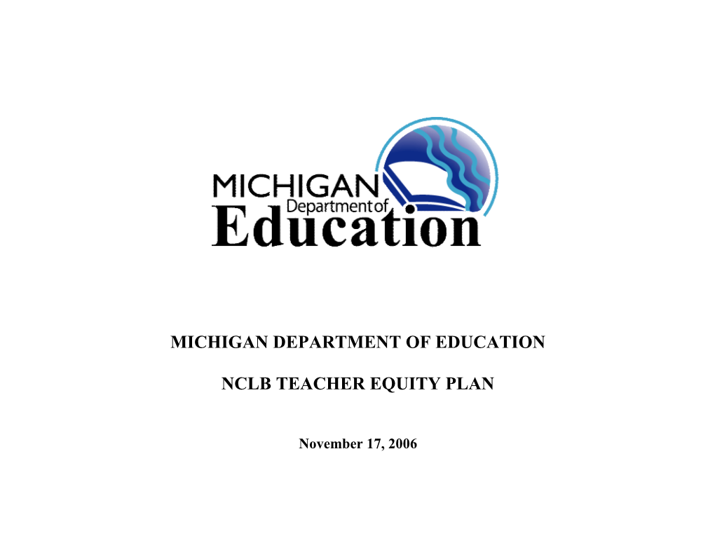 Michigan Equity Plan (MS WORD)