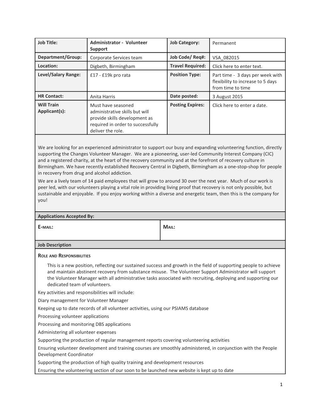 Job Description Form s12