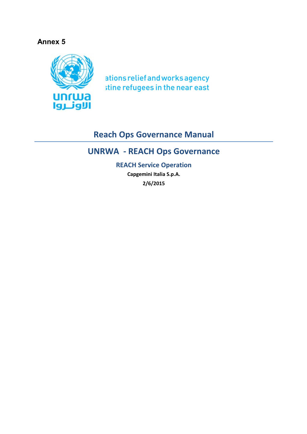Reach Ops Governance Manual
