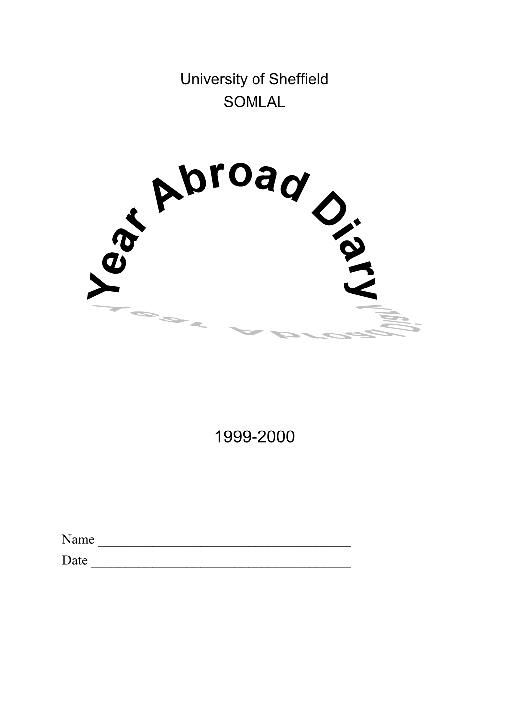 Year Abroad Diary