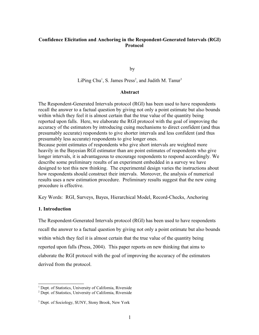 Some New Directions for the Respondent Generated Interval Protocol