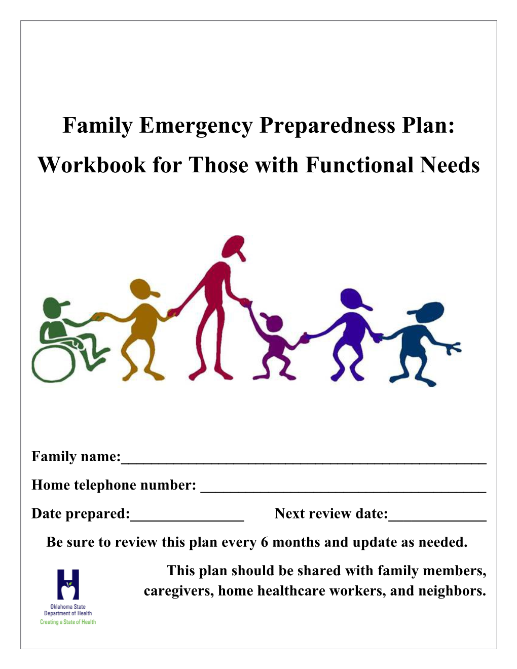 Family Emergency Preparedness Plan