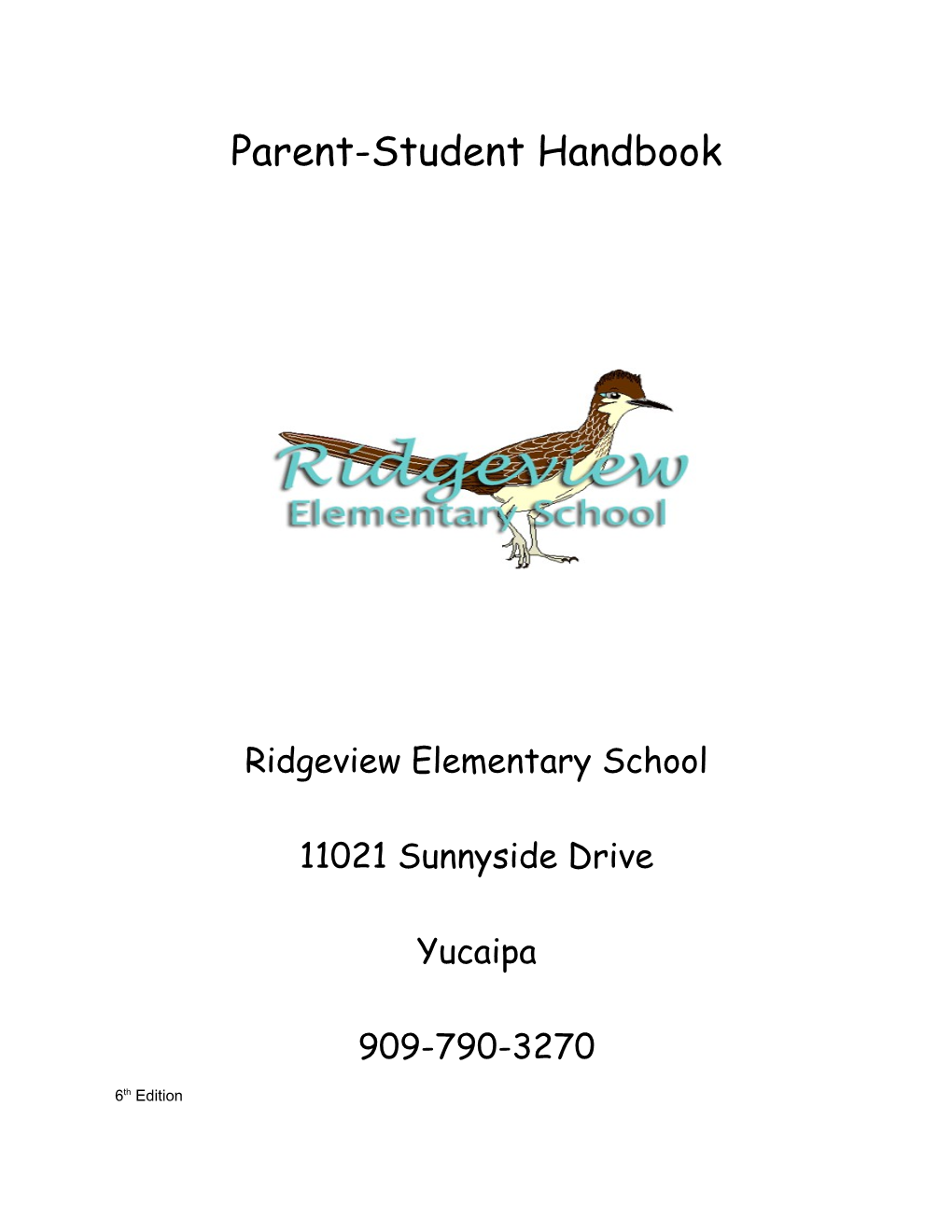 Parent-Student Handbook s2
