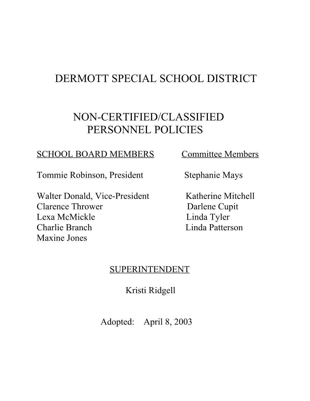 Dermott Special School District