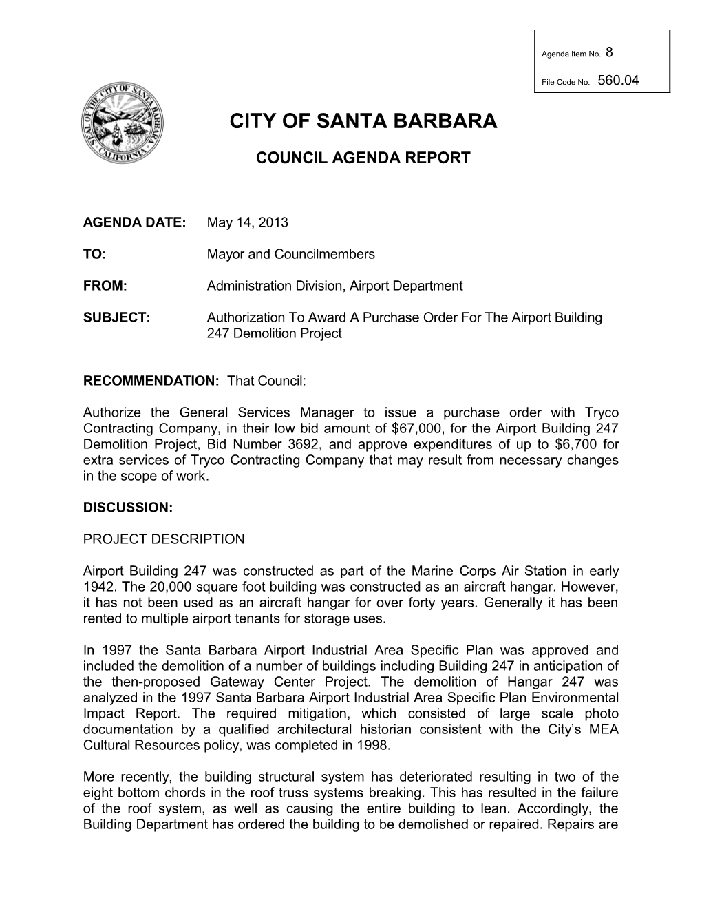 City of Santa Barbara s30
