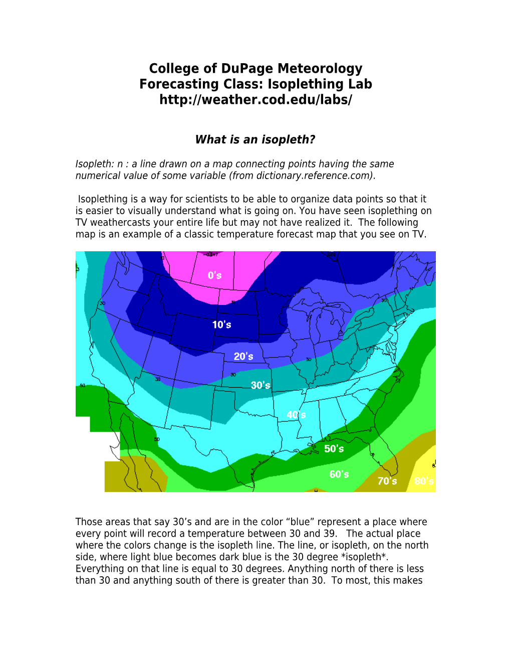 College of Dupage Meteorology