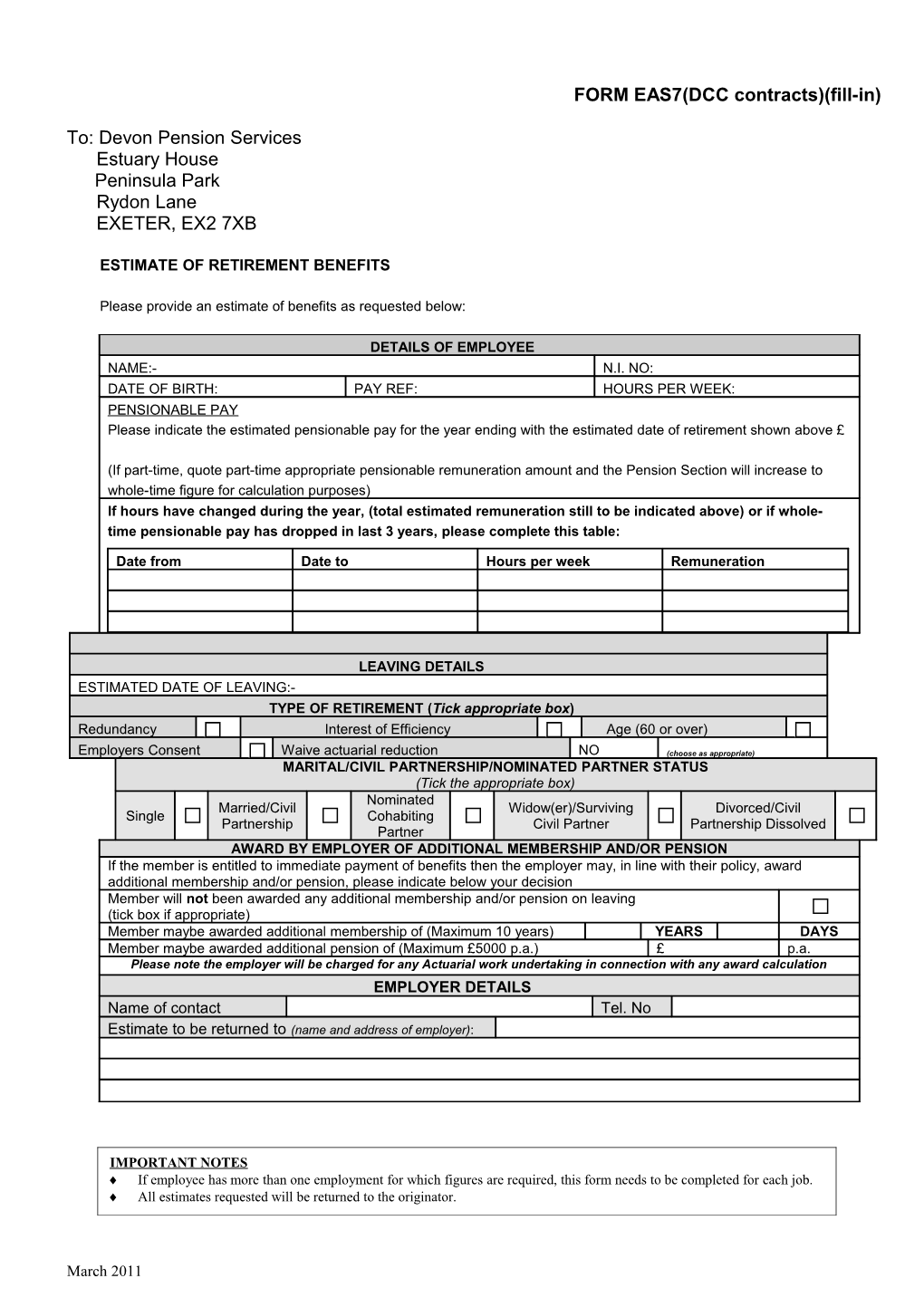 FORM EAS7(DCC Contracts)(Fill-In)