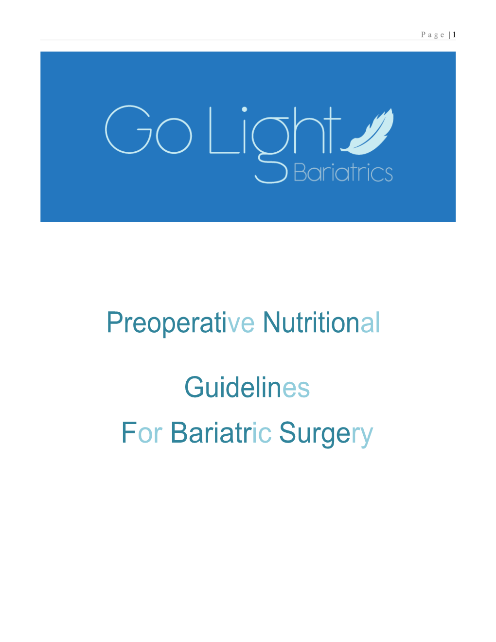 Preoperative Nutritional