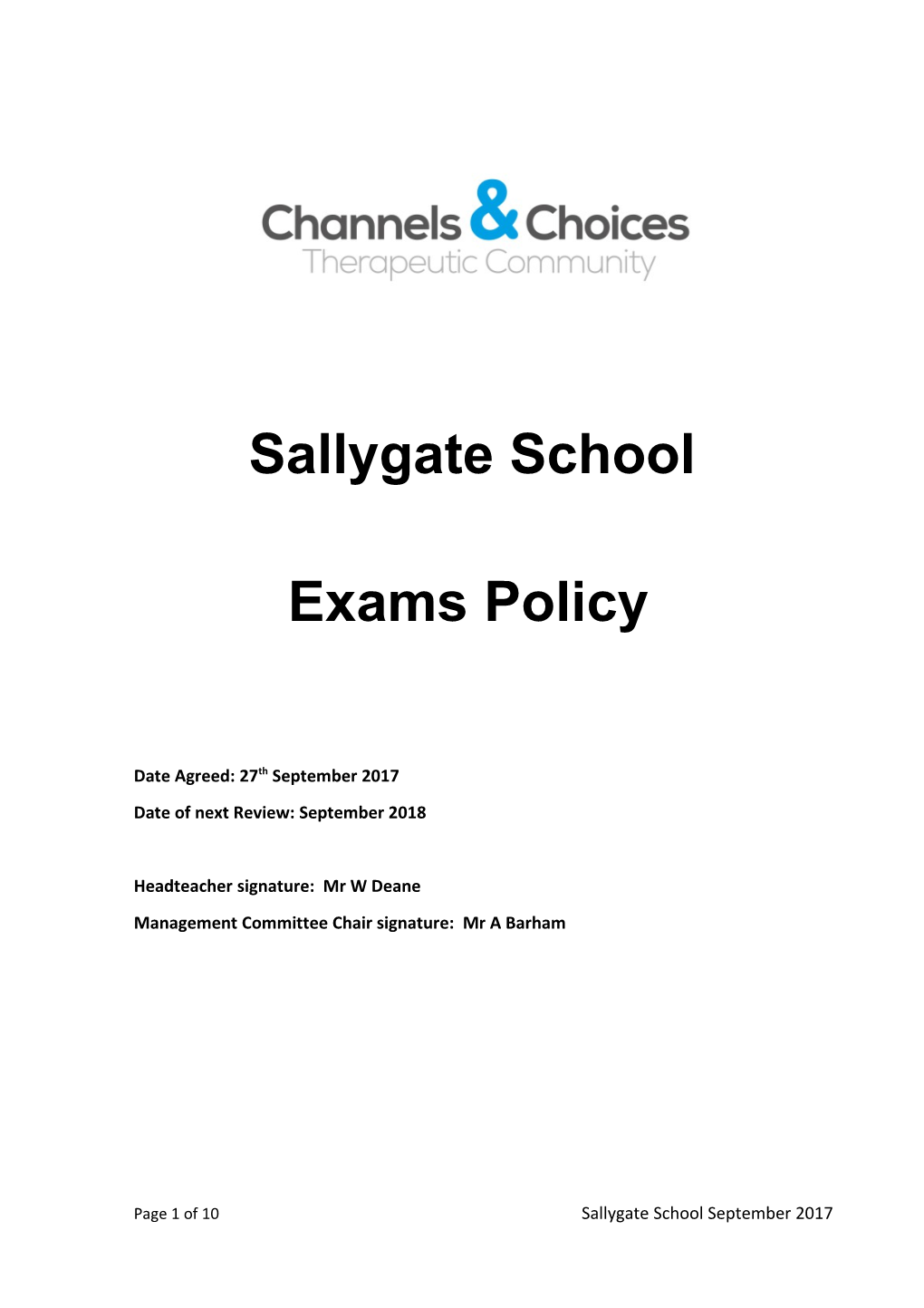 Sallygate School