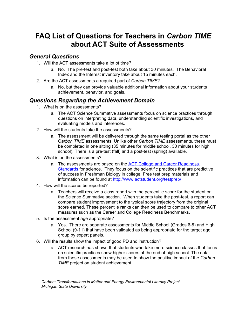 TE 401 Lesson Plans: Fall, 1997