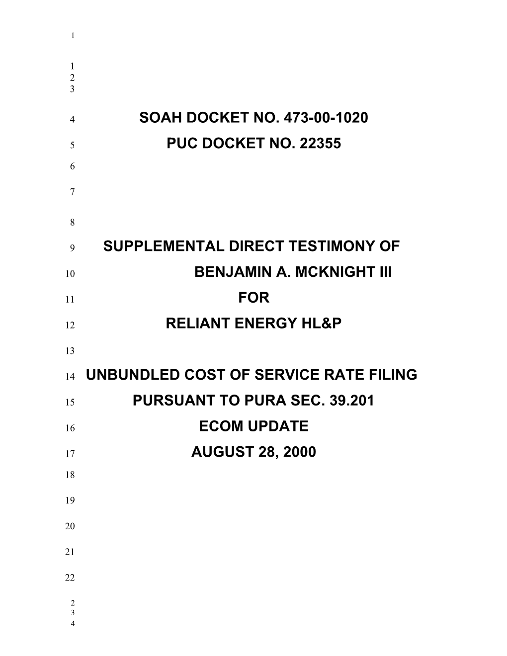 Soah Docket No. 473-00-1020