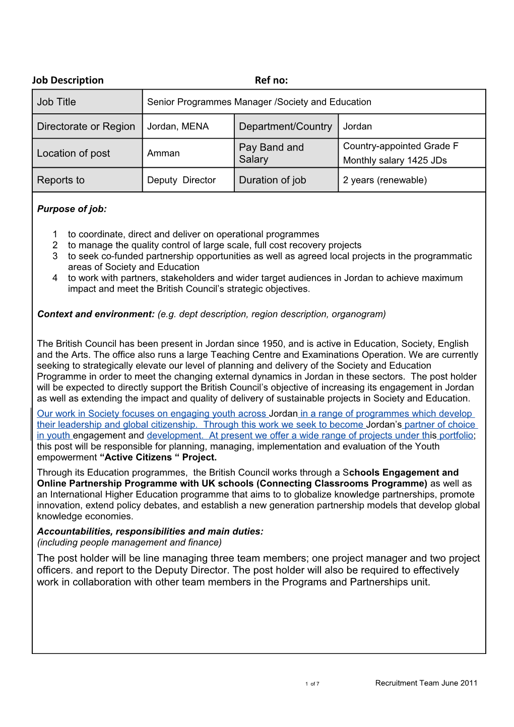 Role Profile Template s7