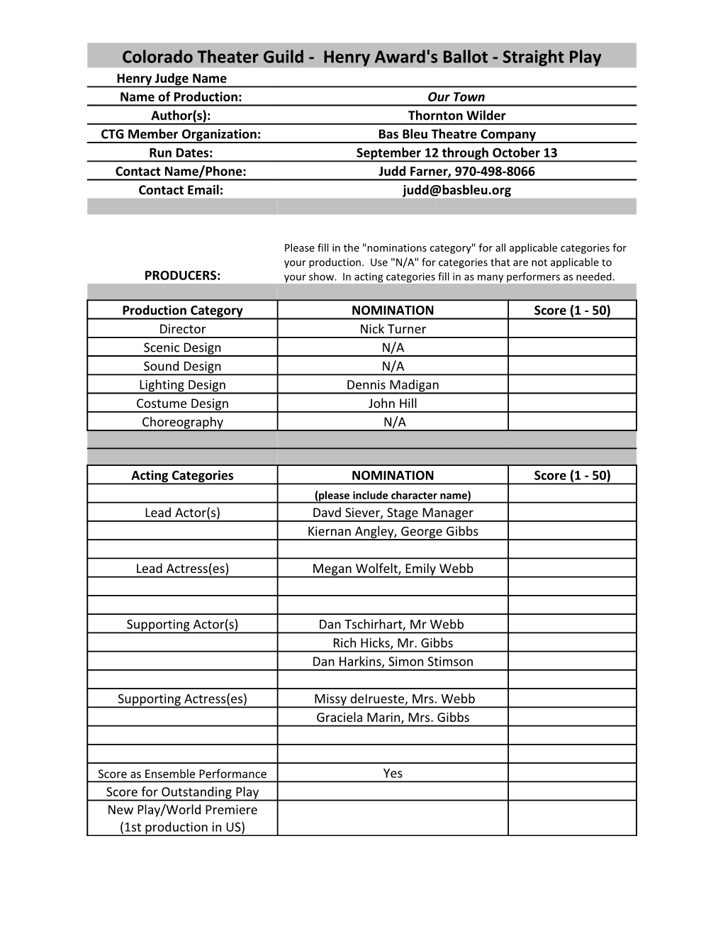 Colorado Theater Guild - Henry Award's Ballot - Straight Play s3