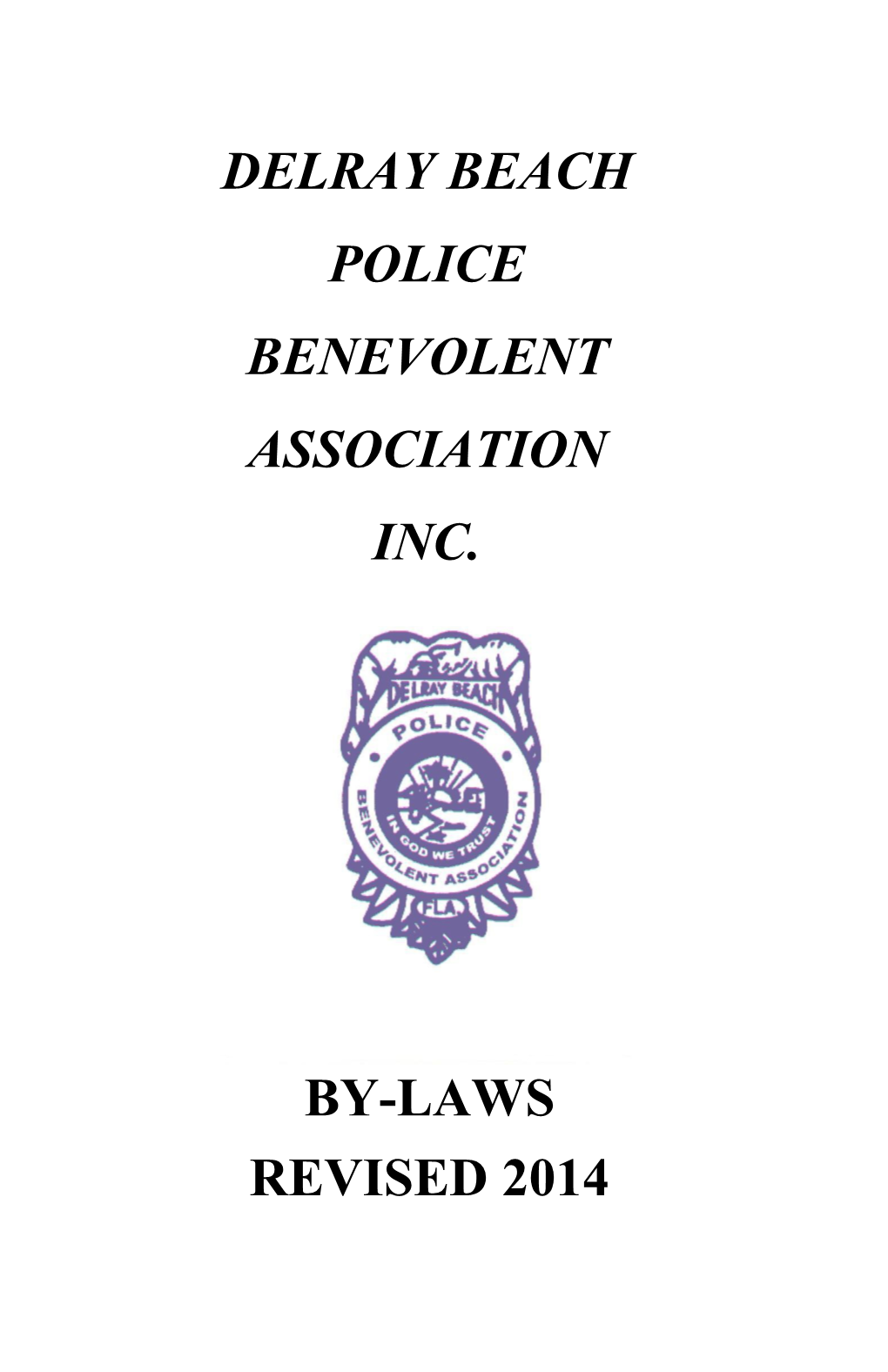 Delray Beach Police Benevolent Association, Inc