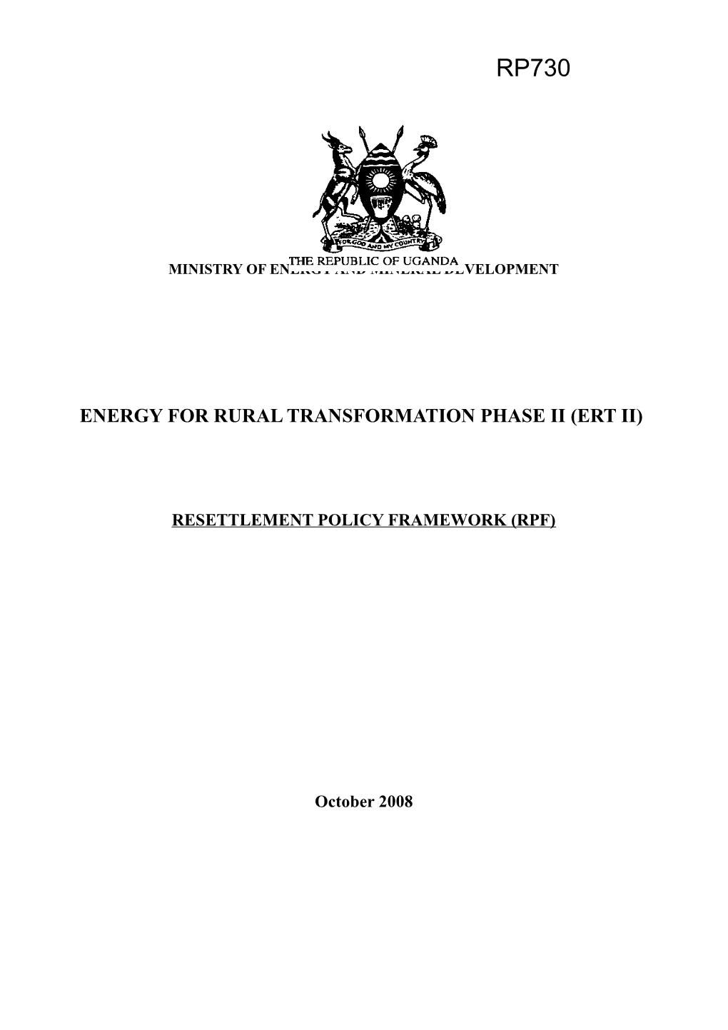 Ministry of Energy and Mineral Development