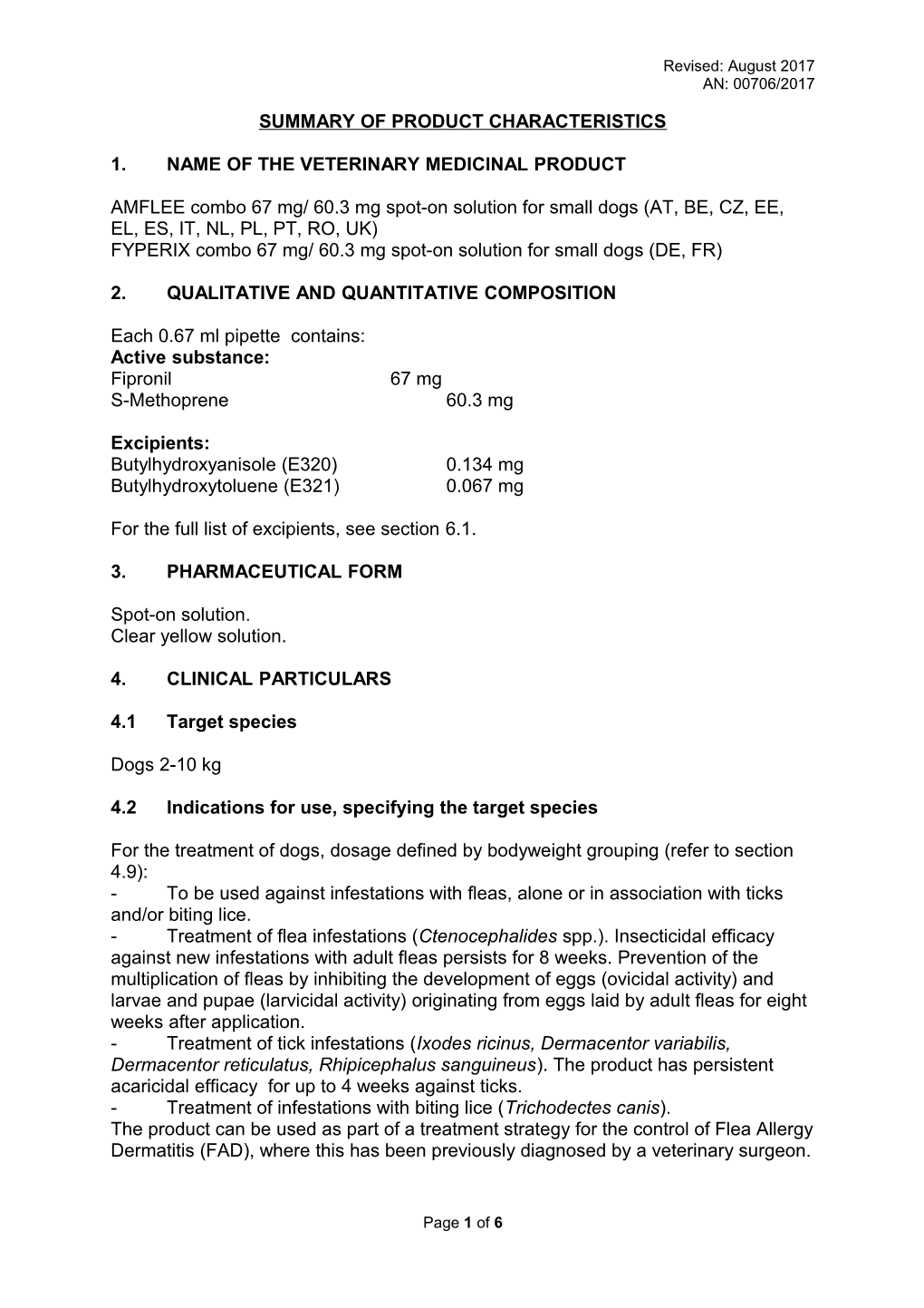 1. Name of the Veterinary Medicinal Product s12