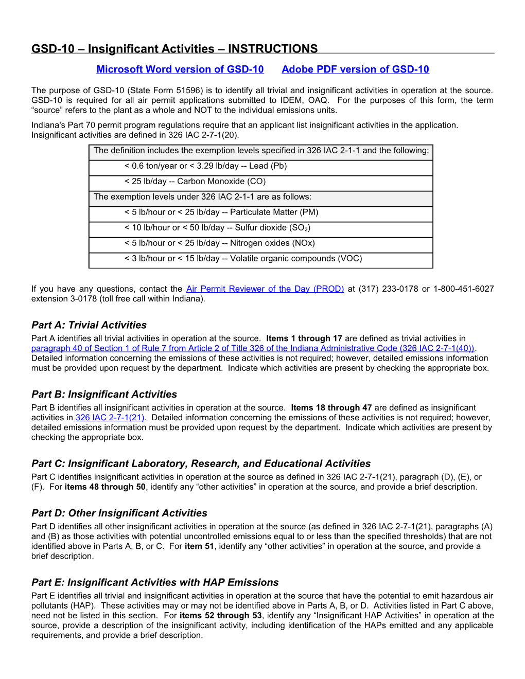 General Source Data Form Gsd-02 Instructions