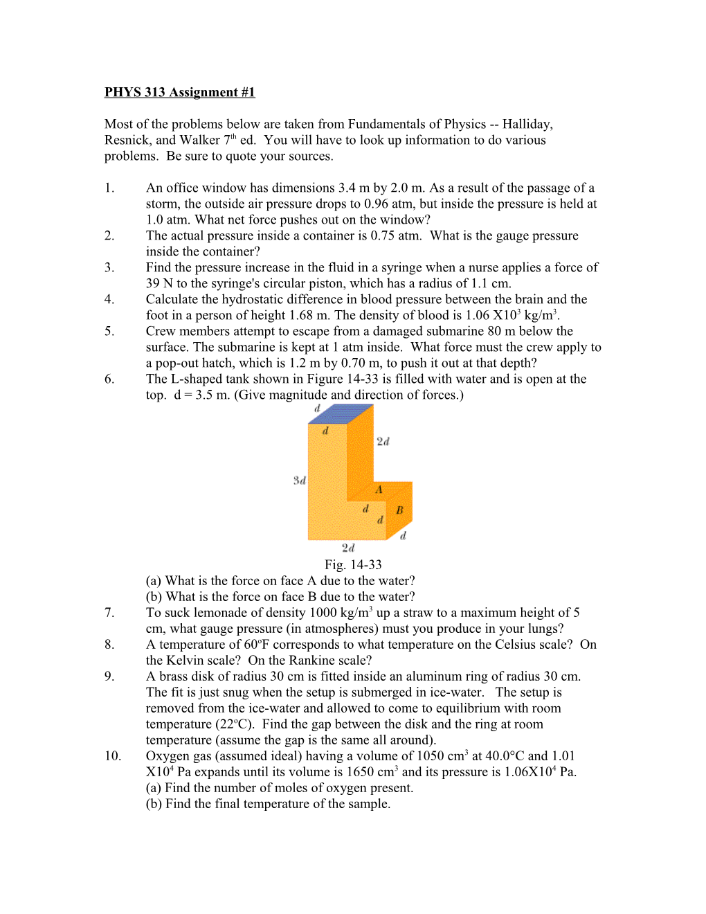 PHYS 313 Assignment #1