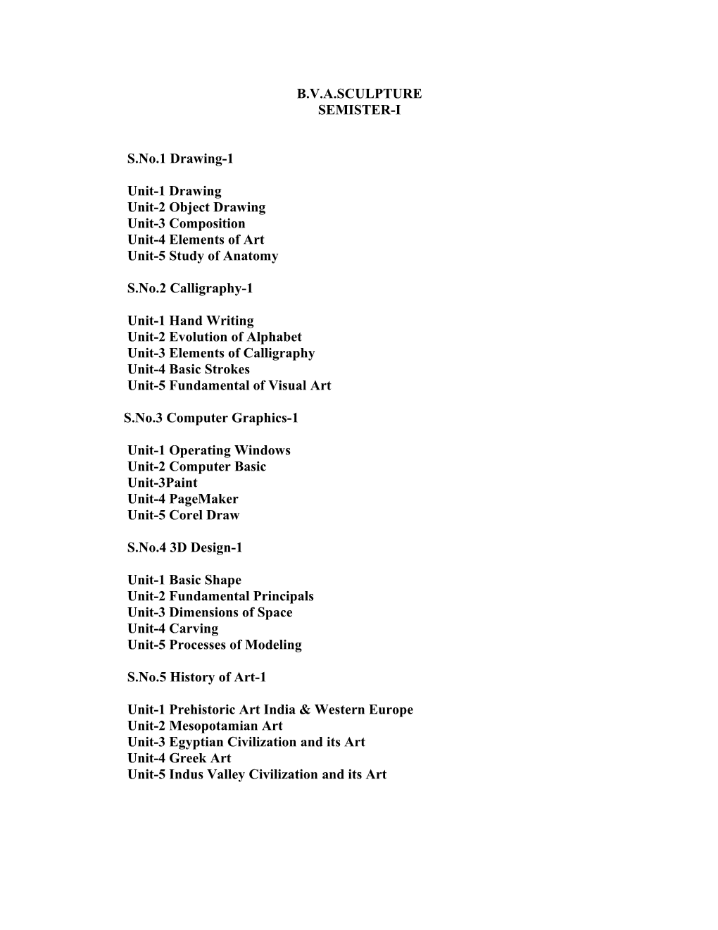 Unit-2 Object Drawing