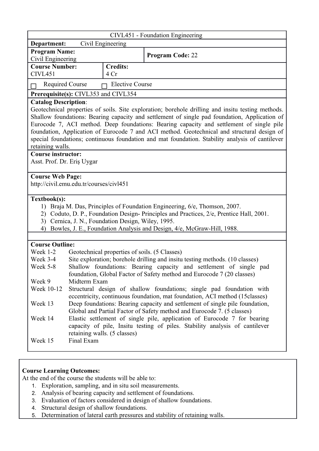 Department: Electrical And Electronic Engineering