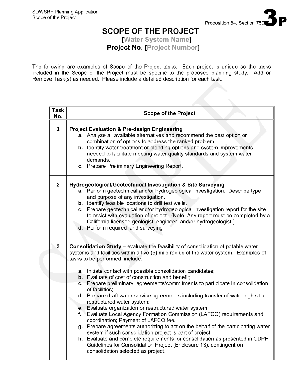 (3) ARRA Applicant Engineering Report Format 5-20-2009