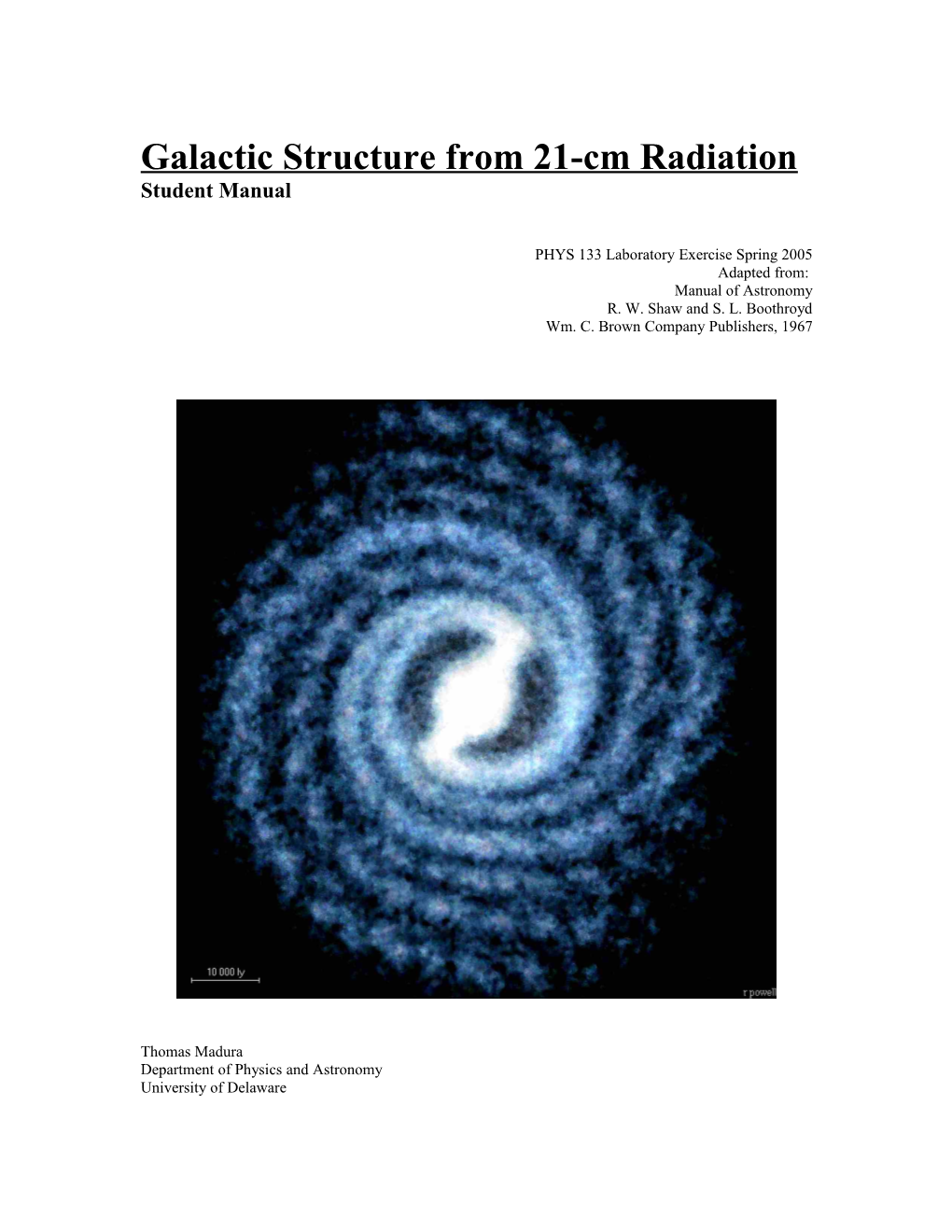 Galactic Structure from 21-Cm Radiation