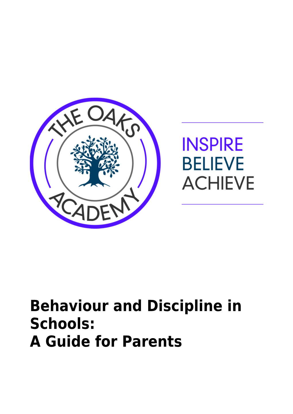 Behaviour and Discipline in Schools