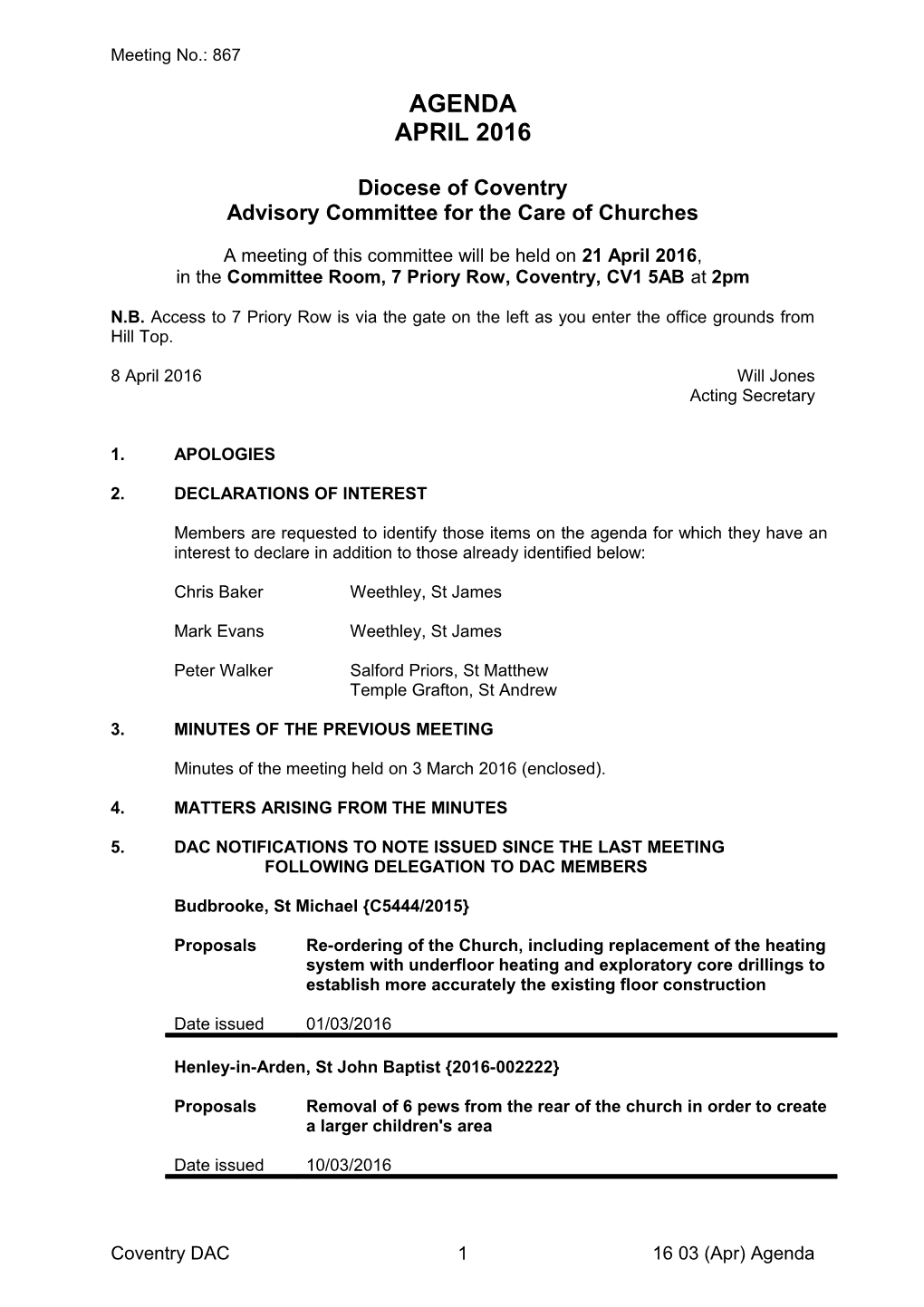 Advisory Committee for the Care of Churches