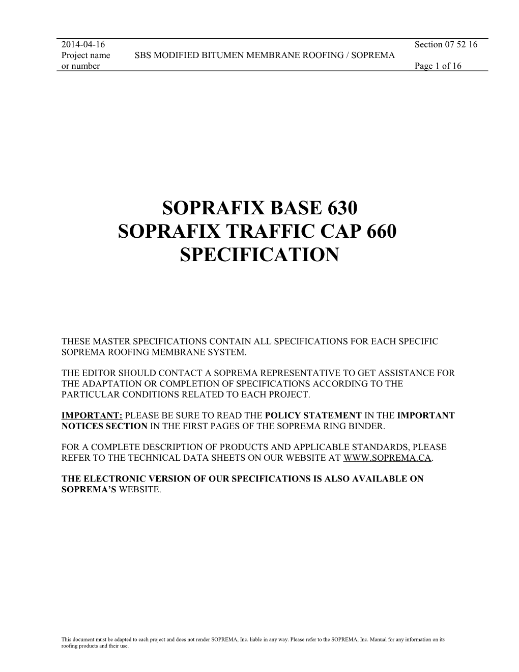 Soprafix Base 630