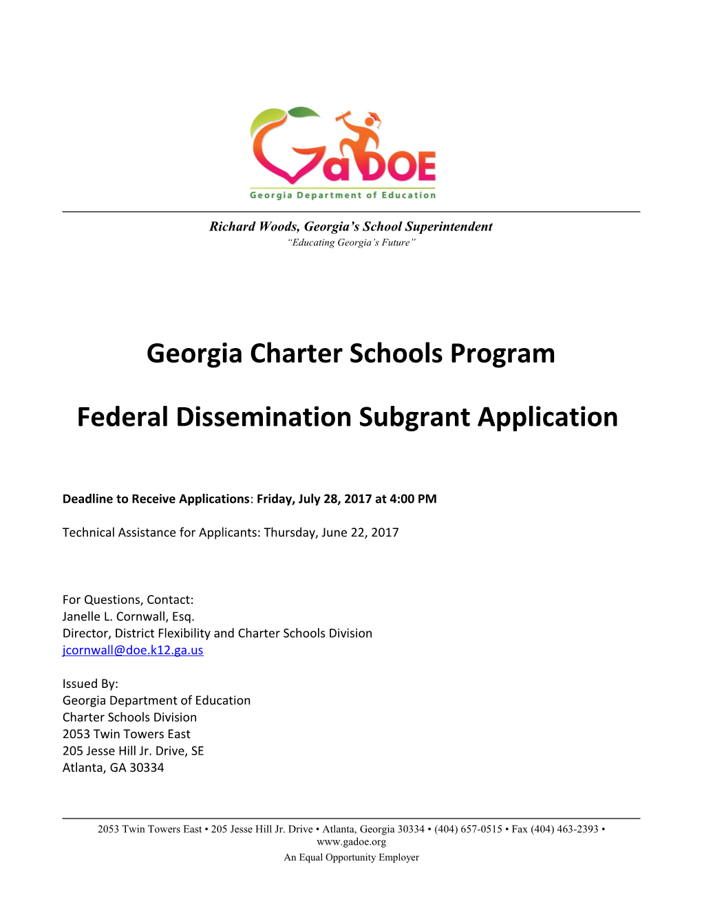 Georgia Charter Schools Program