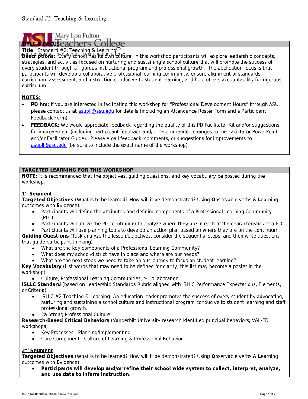 Module Template - Guiding Sample Page 6 of 6