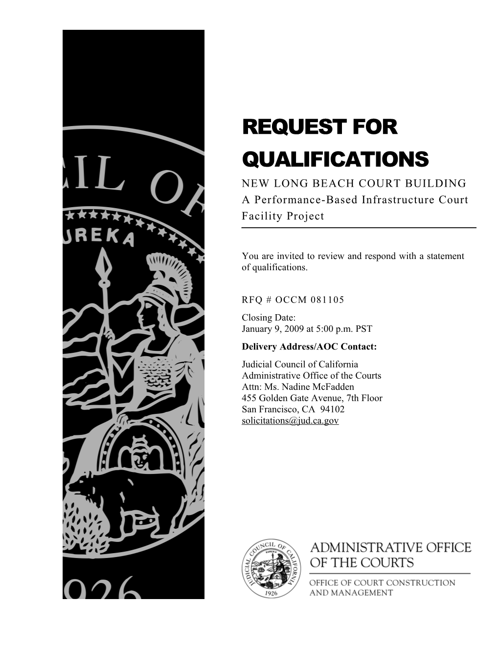 Request for Qualifications