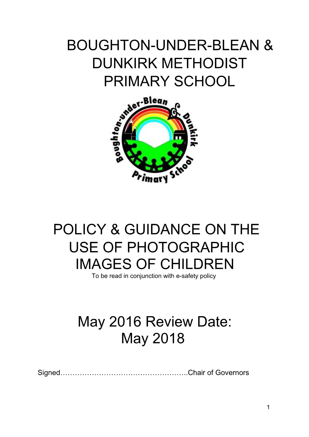 Use of Photographic Images Policy and Guidance