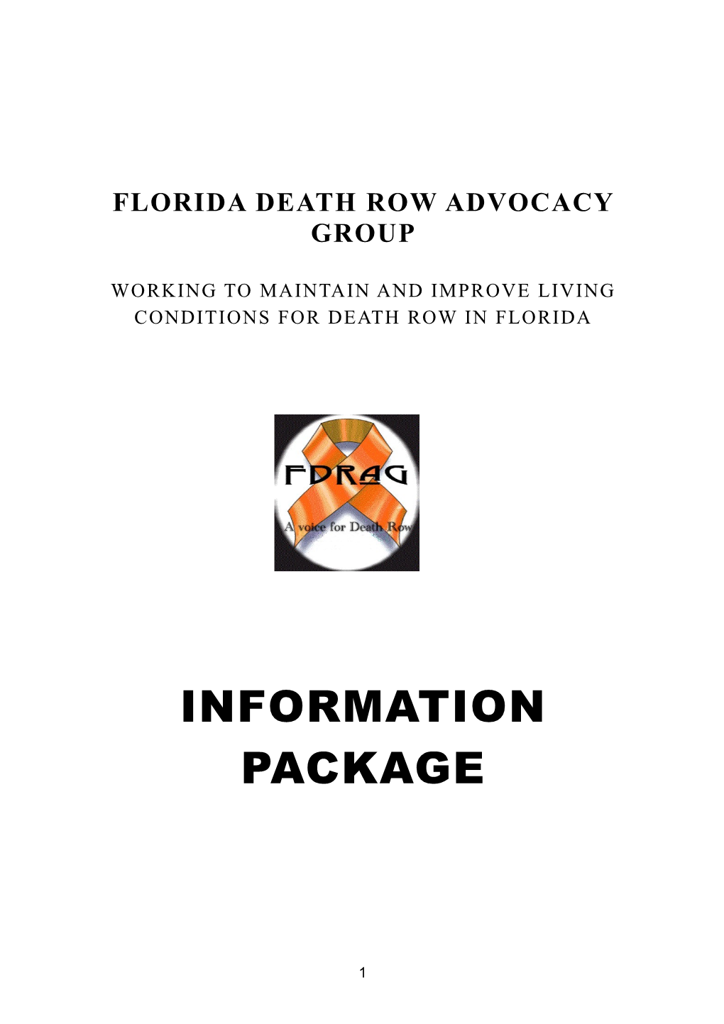 Florida Death Row Advocacy Group