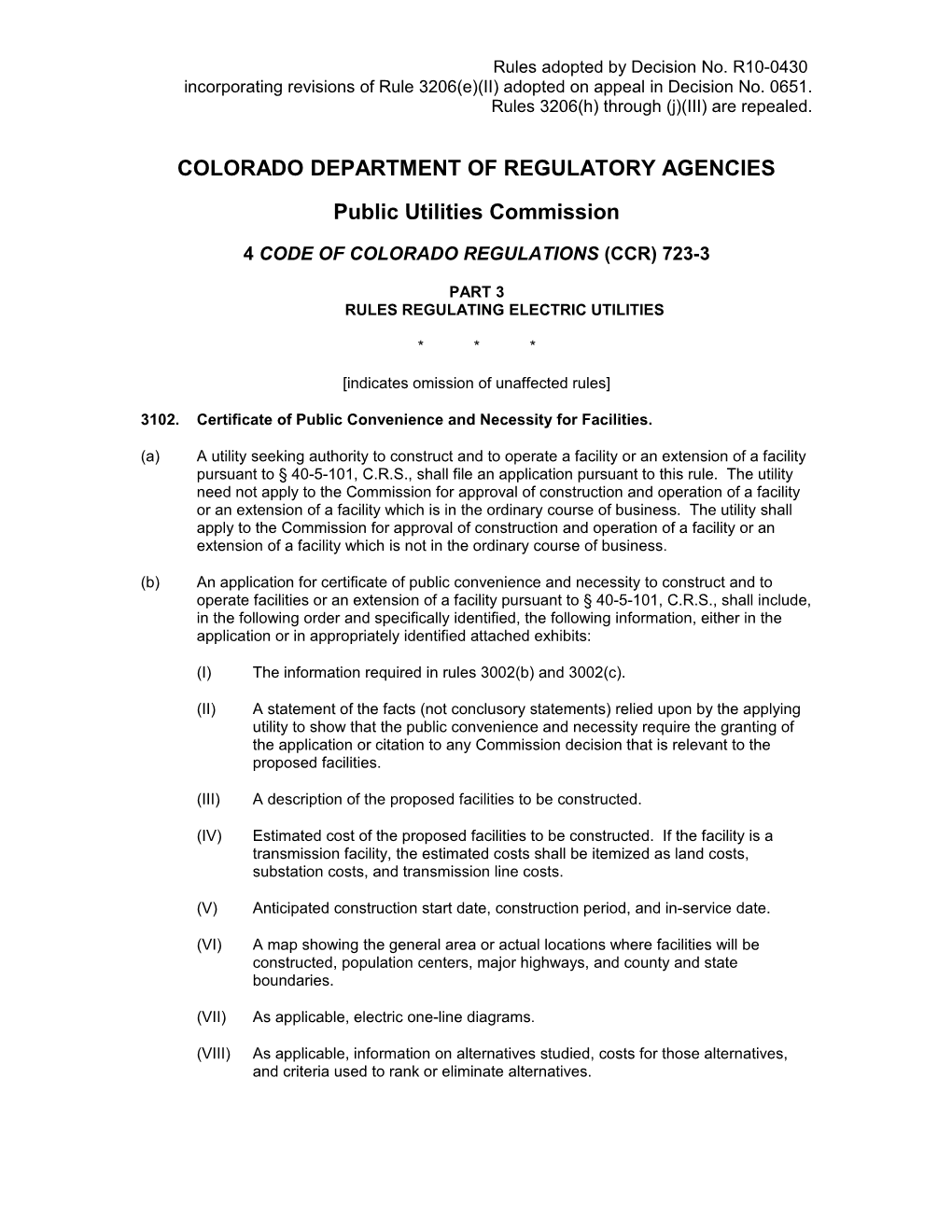 Colorado Department of Regulatory Agencies s3