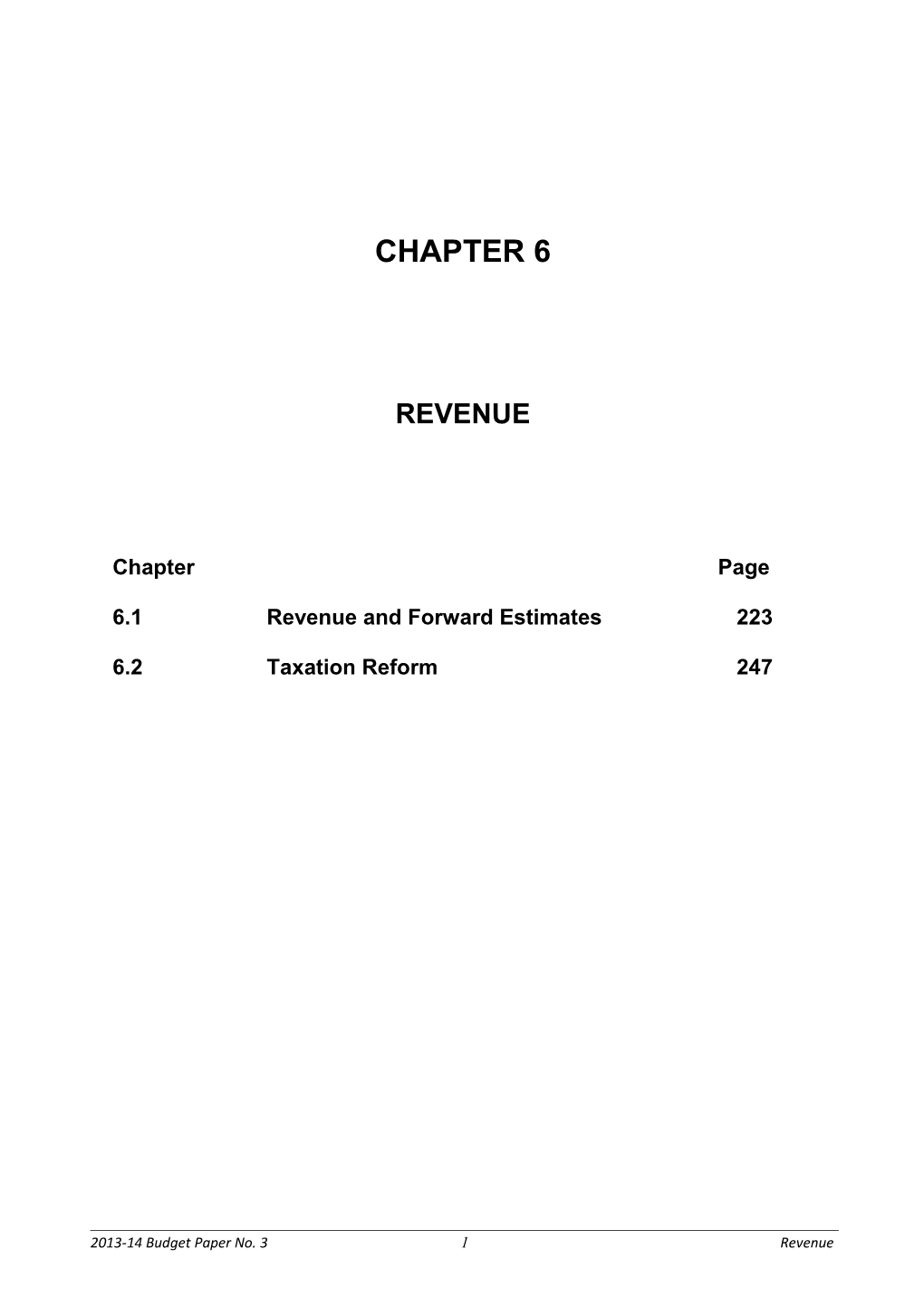 6.1 Revenue and Forward Estimates 223