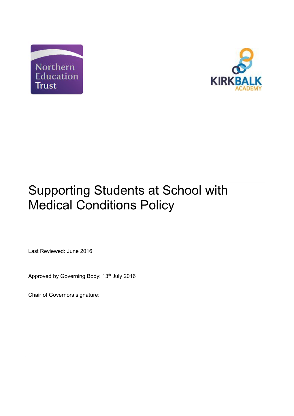 Supporting Students with Medical Needs Policy-2