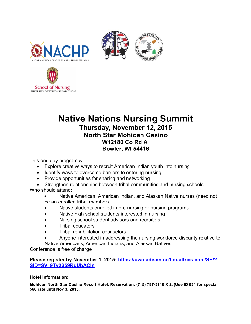 Native Nations Nursing Summit