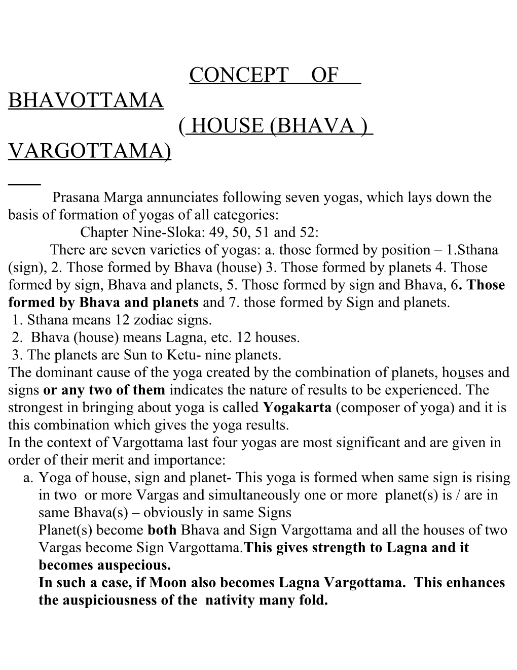 Concept of Bhavottama