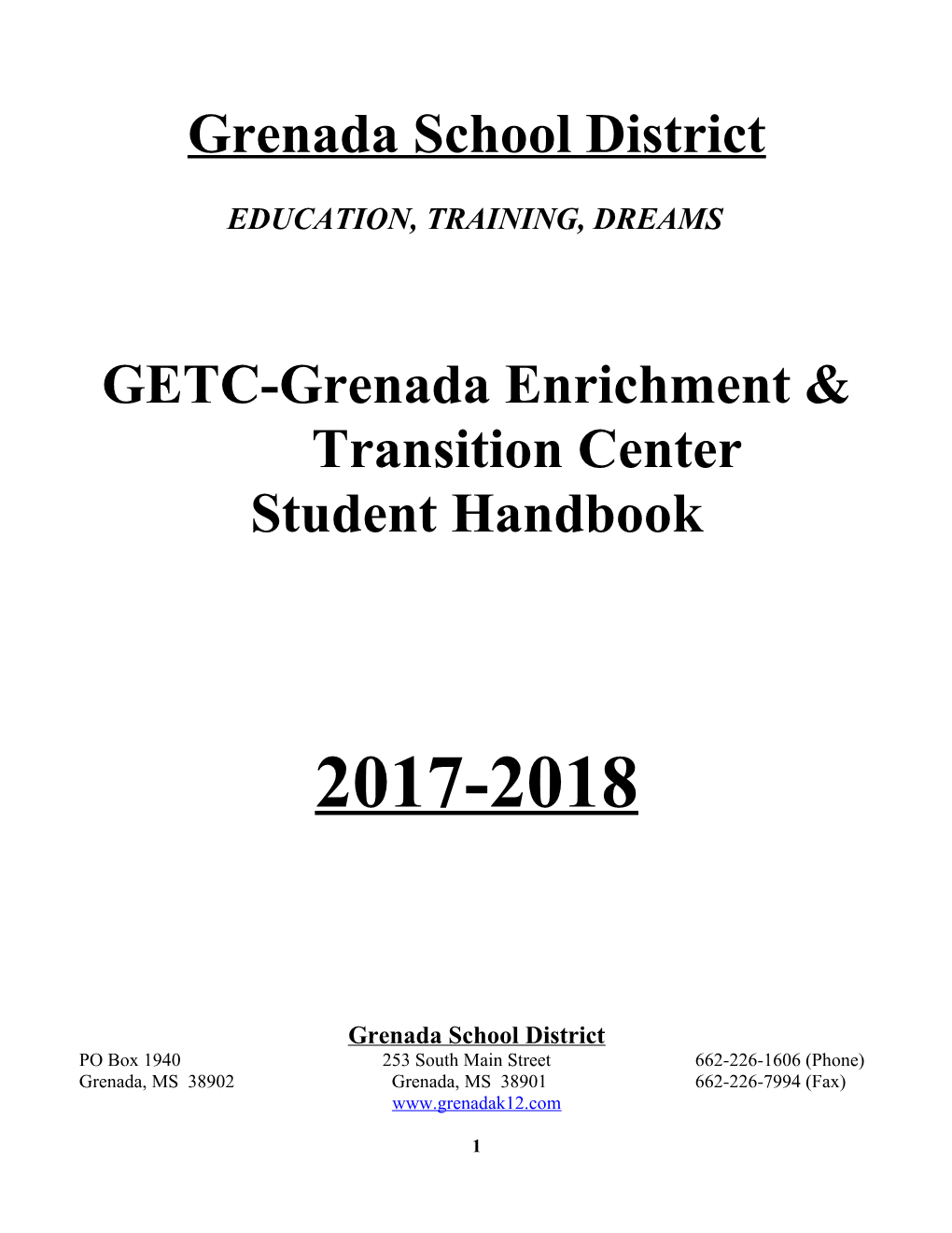 GETC-Grenada Enrichment & Transition Center