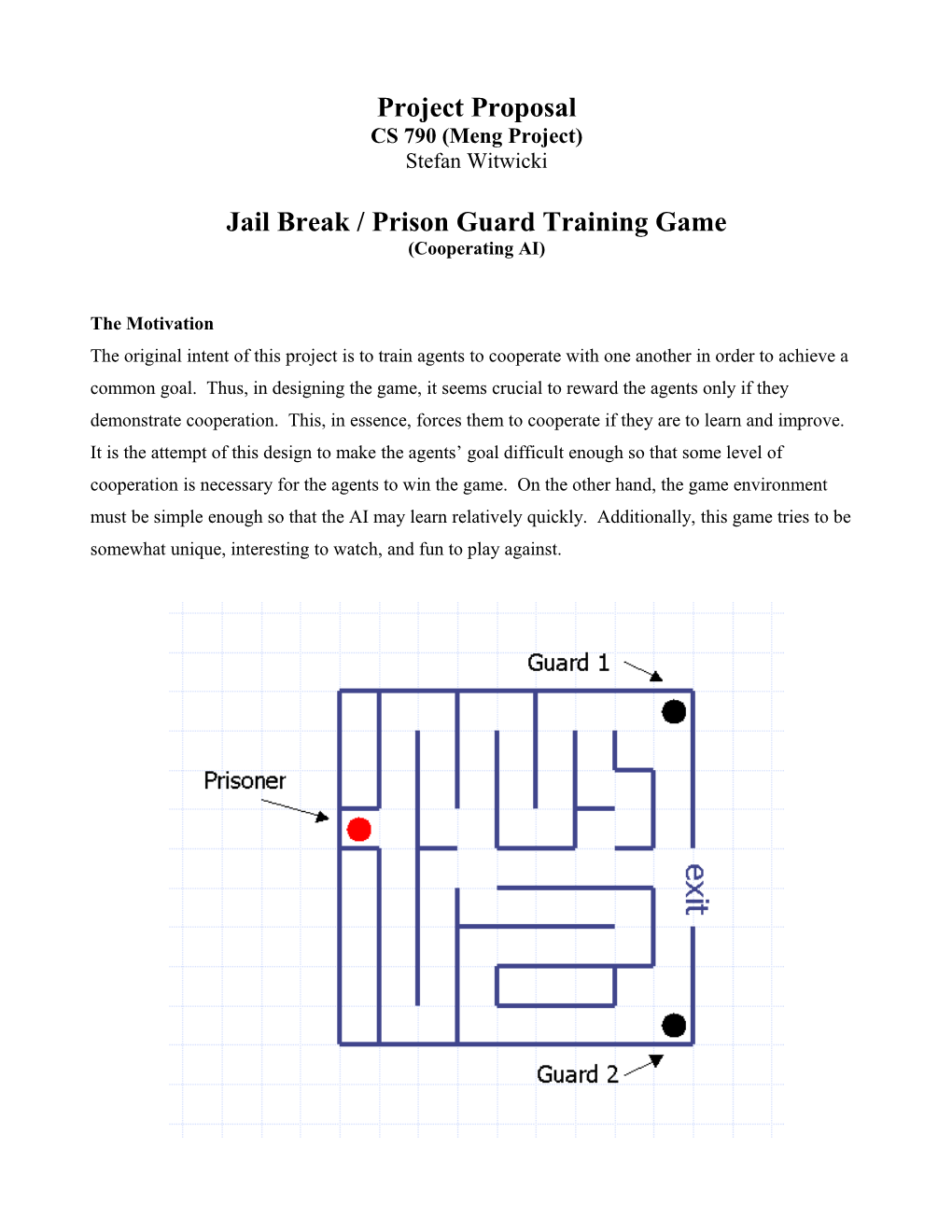 Jail Break / Prison Guard Training Game