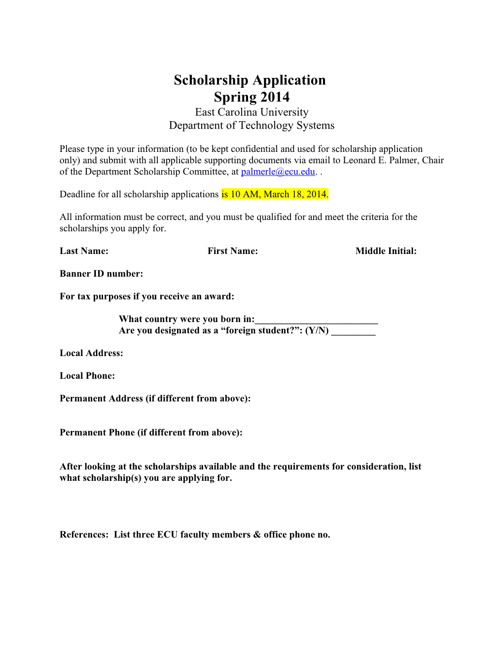 Scholarship Application Form s4