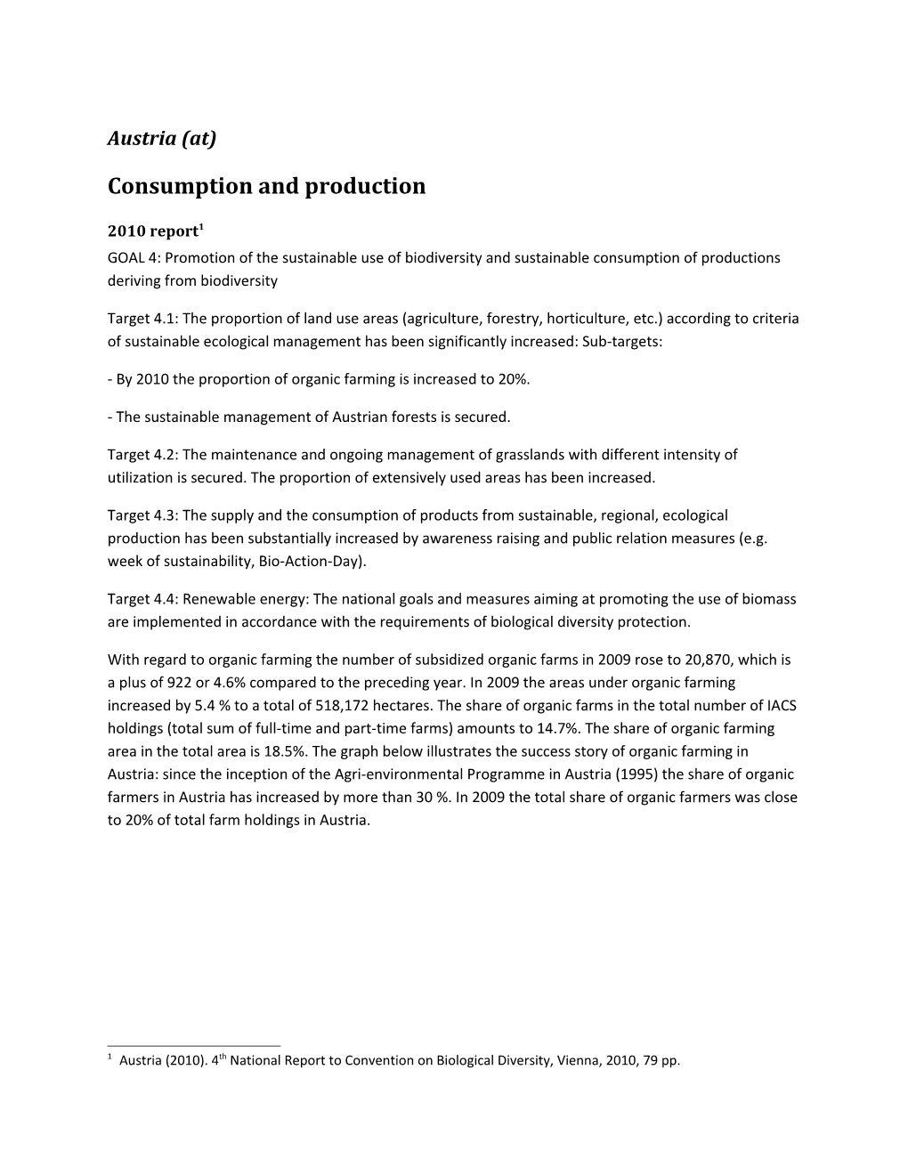Consumption and Production