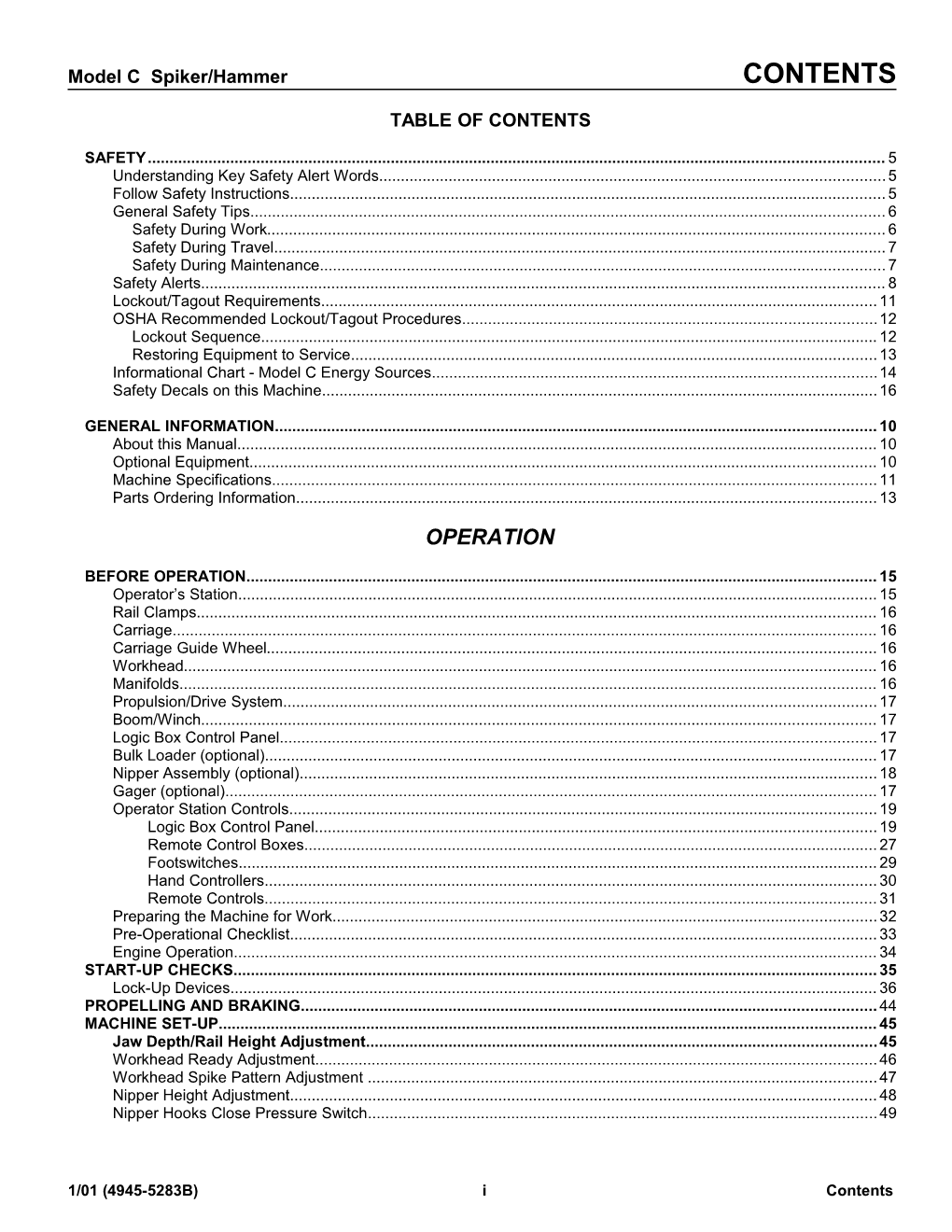 Table of Contents s316