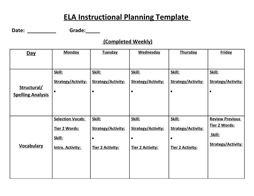 Instructional Planning Template for 90 Minute Framework s2